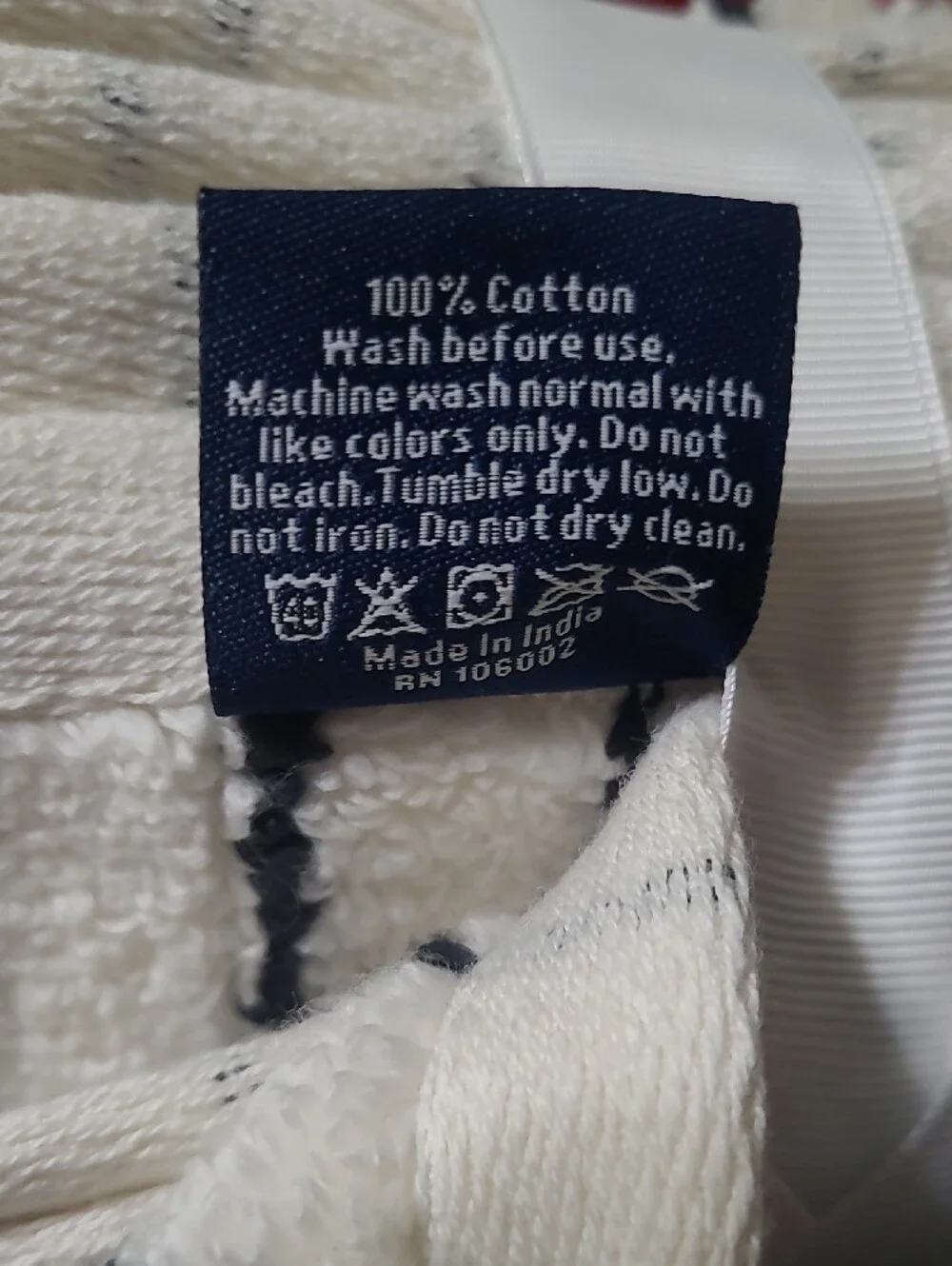 Brooks Brothers Striped Washcloth Set